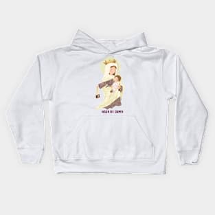 Virgen del carmen Kids Hoodie